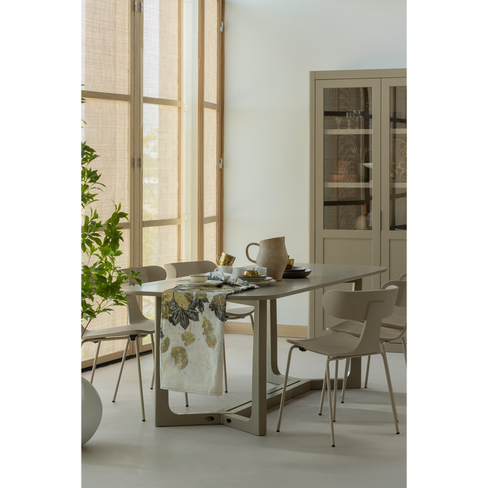 WOOOD Ferion Eettafel - Mango Hout - Mud - 76x240x90