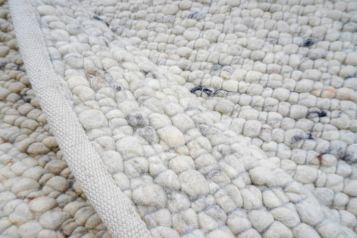 Veer Carpets - Vloerkleed Steve Licht Grijs Rond ø160 cm