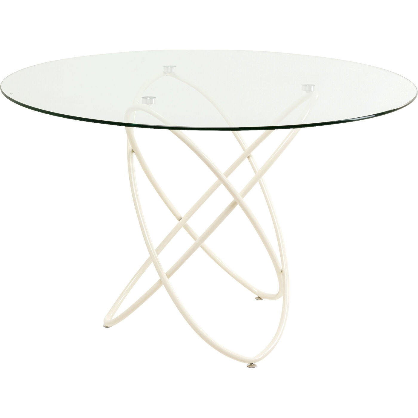Eettafel Molekular Ø120cm beige Kare Design