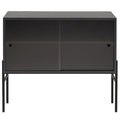 Hifive 75 dressoir H65 glas zwart eiken