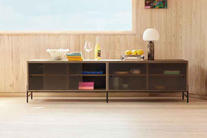 Hifive 100 dressoir H52 glas gerookt eiken