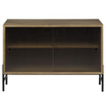 Hifive 75 dressoir H52 glas gerookt eiken