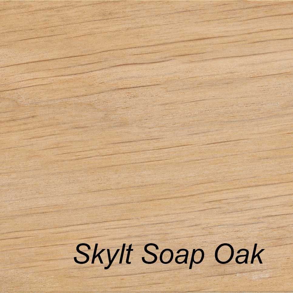 Crossings salontafel 80x80 met lectuurbak Skylt Soap Oak