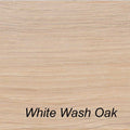 Crossings salontafel 80x80 met lectuurbak White Wash Oak