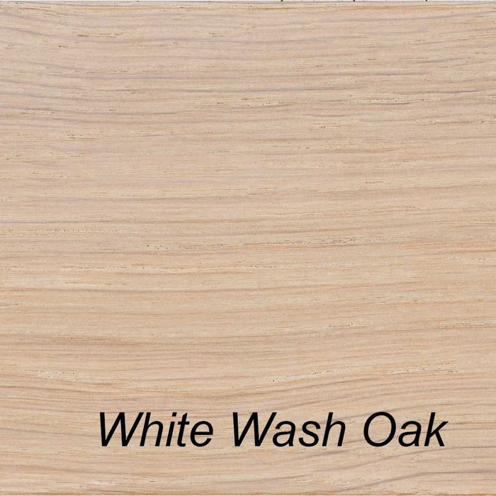 Crossings salontafel 80x80 met lectuurbak White Wash Oak