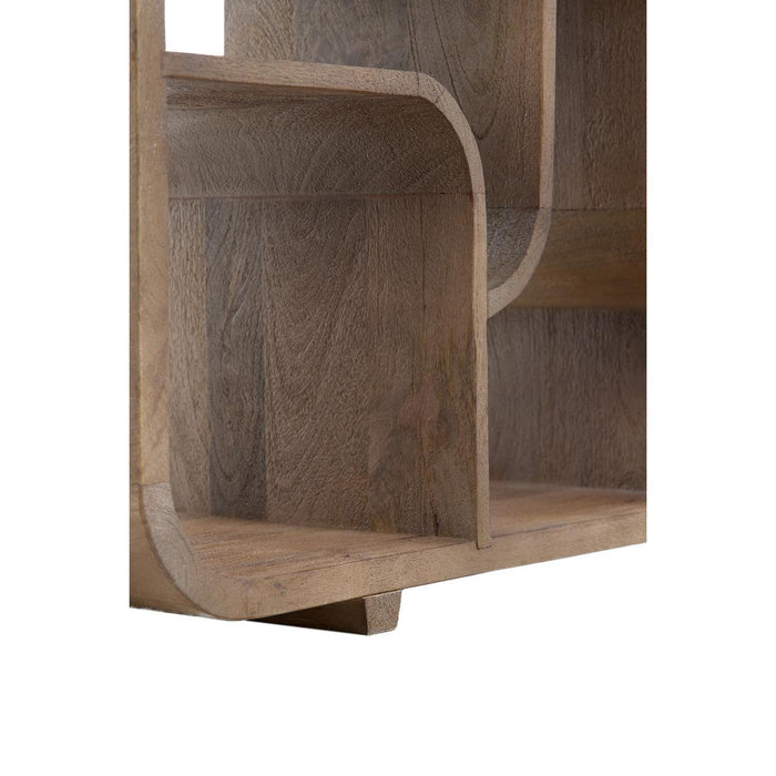 Light&living Kast open 100x30x200 cm LABARE grijs-donker bruin