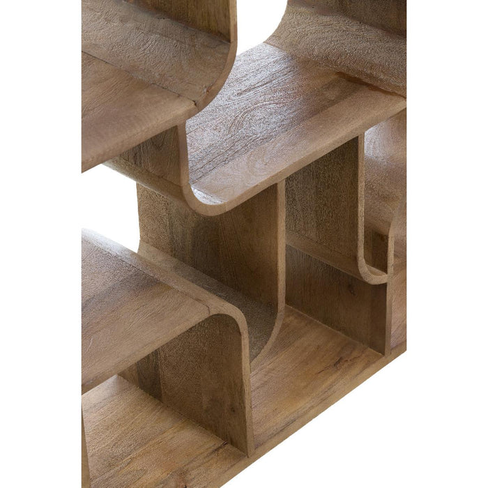 Light&living Kast open 100x30x200 cm LABARE grijs-donker bruin