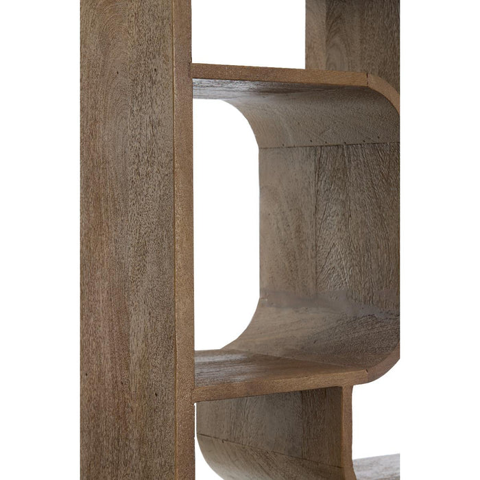 Light&living Kast open 100x30x200 cm LABARE grijs-donker bruin