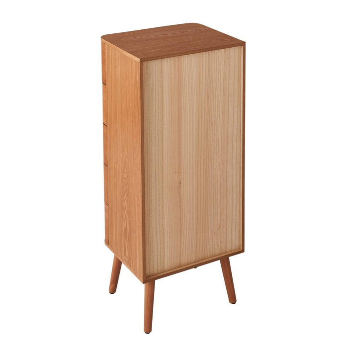 Calicosy - Hoog ladekast 5 laden KARL - H100 cm - Afgeronde randen