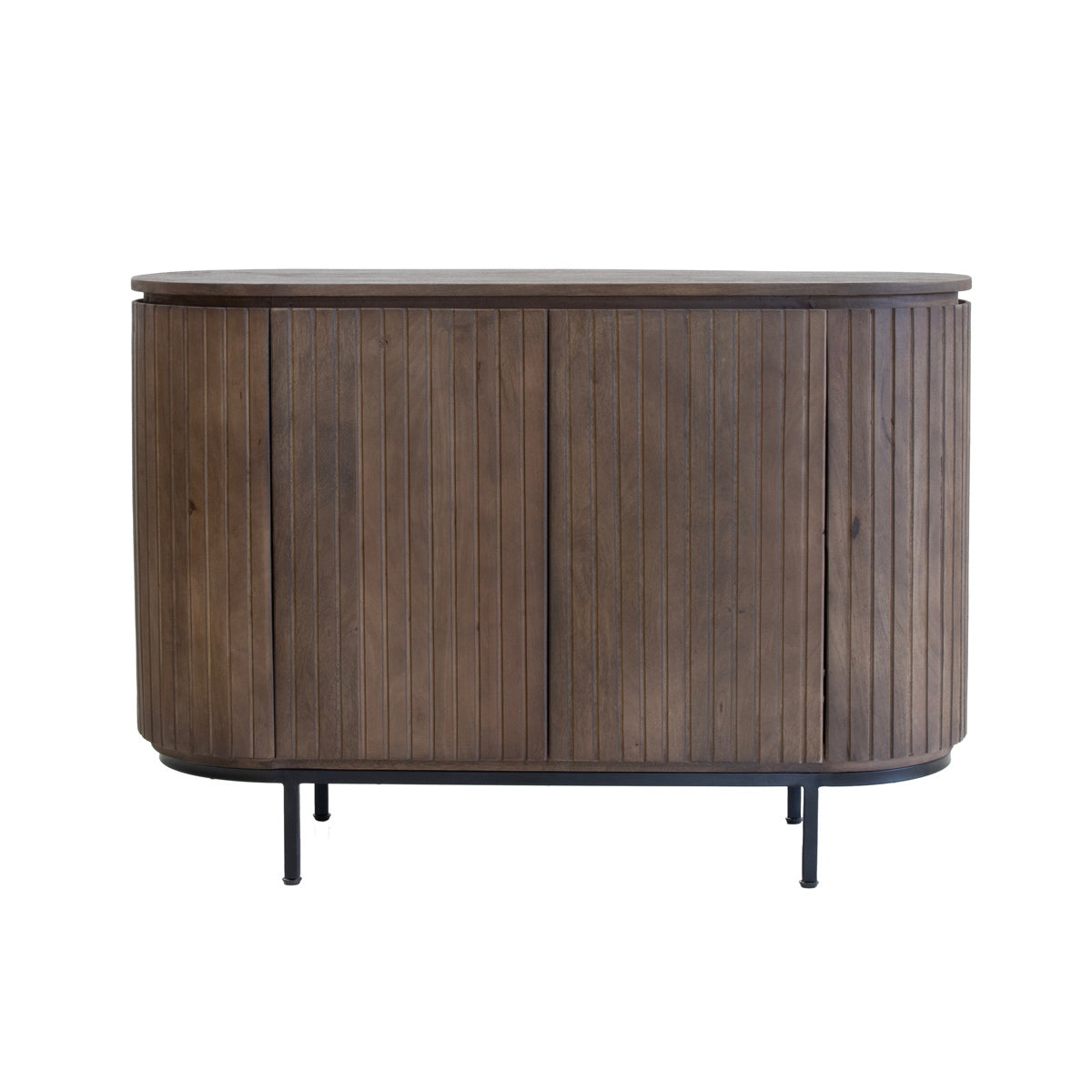 Giga Meubel - Dressoir Donkerbruin Hout - 115x43x80cm - Tora