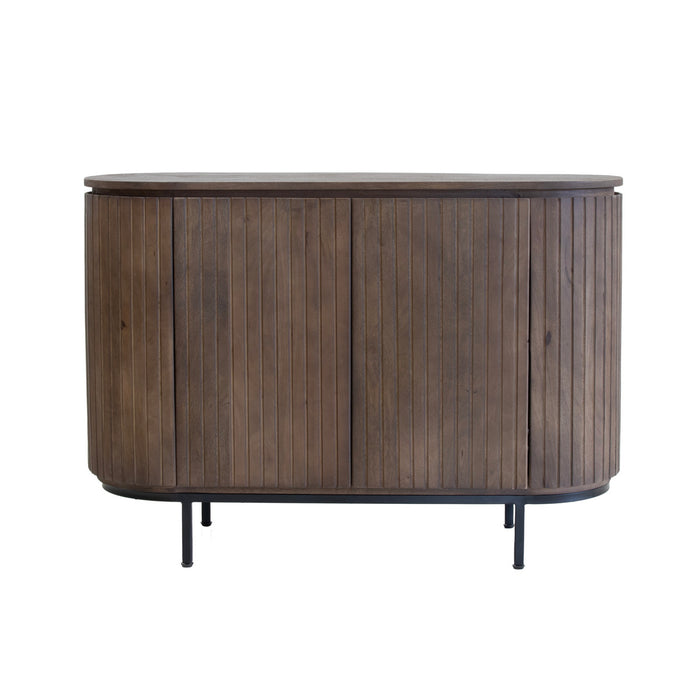 Giga Meubel - Dressoir Donkerbruin Hout - 115x43x80cm - Tora