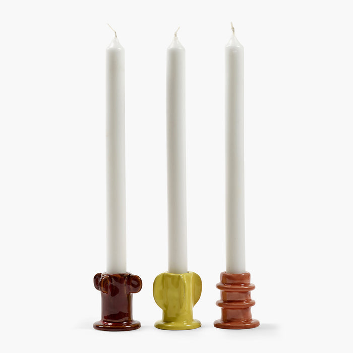 SERAX - Marie Michielssen - Glazed Molly Kandelaar 02 - Set van 3