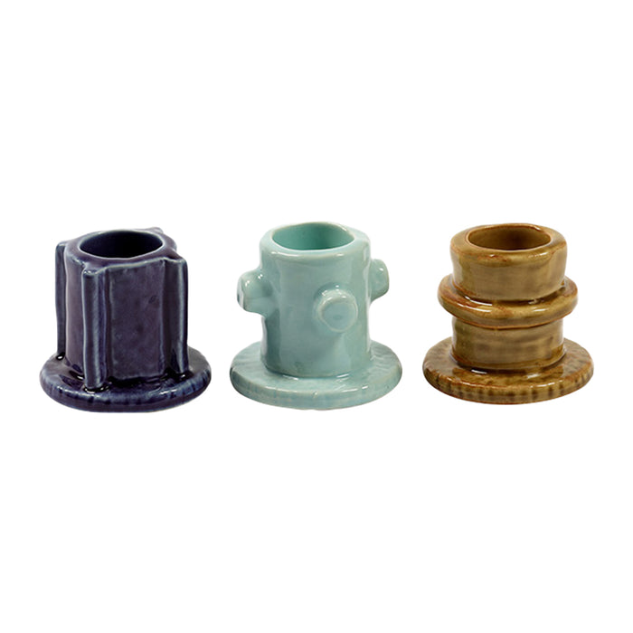 SERAX - Marie Michielssen - Glazed Molly Kandelaar 01 - Set van 3