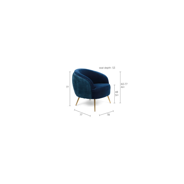 Bold Monkey So Curvy fauteuil oranje