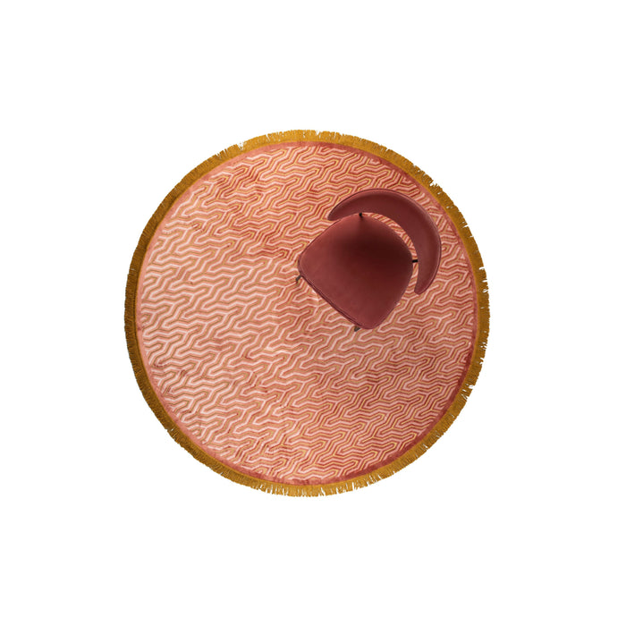 Bold Monkey I Feel So Soft vloerkleed rond 200' roze