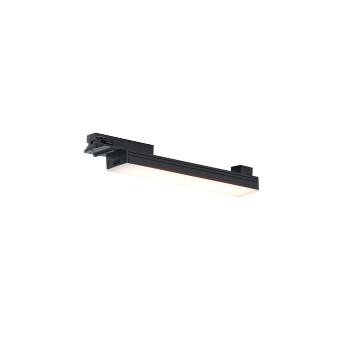 QAZQA Moderne plafondlamp zwart voor railsysteem 1-fase 5W 400 lm