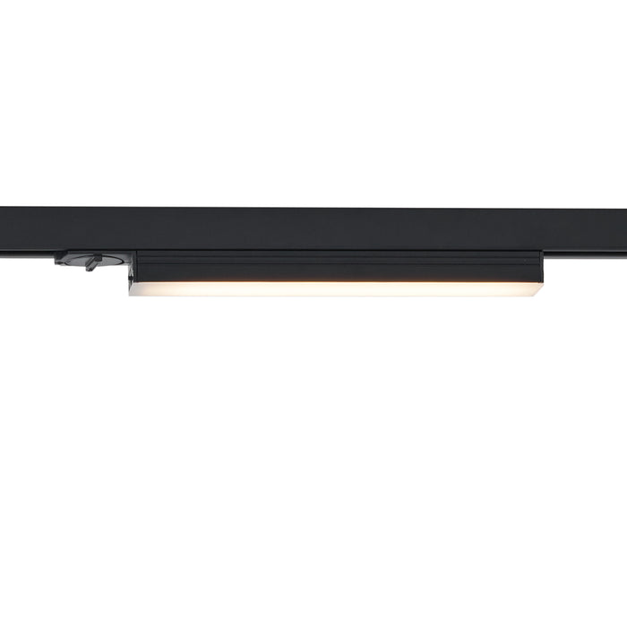 QAZQA Moderne plafondlamp zwart voor railsysteem 1-fase 5W 400 lm