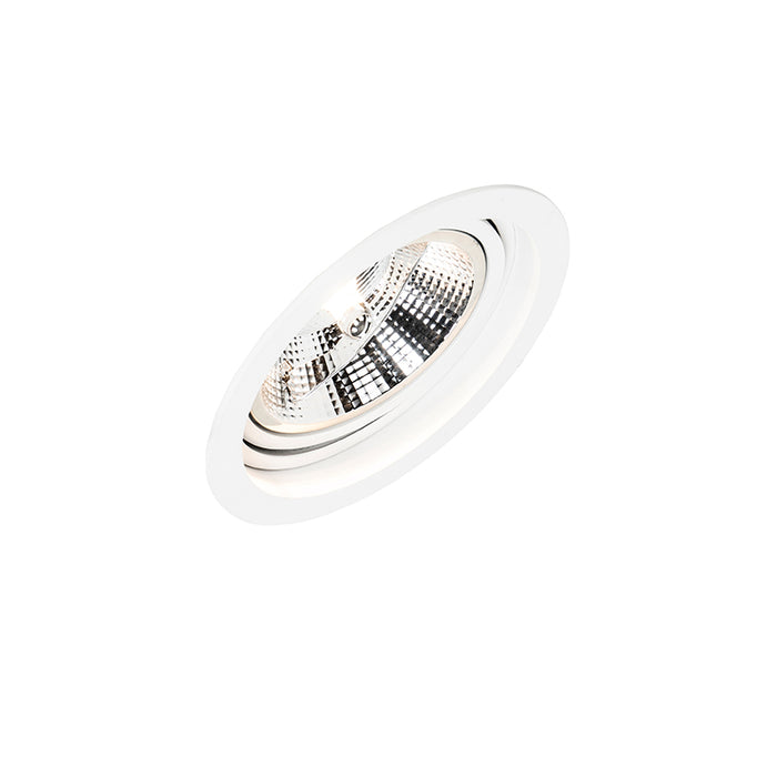 QAZQA Smart ronde inbouwspot wit verstelbaar incl. Wifi GU10 111m -