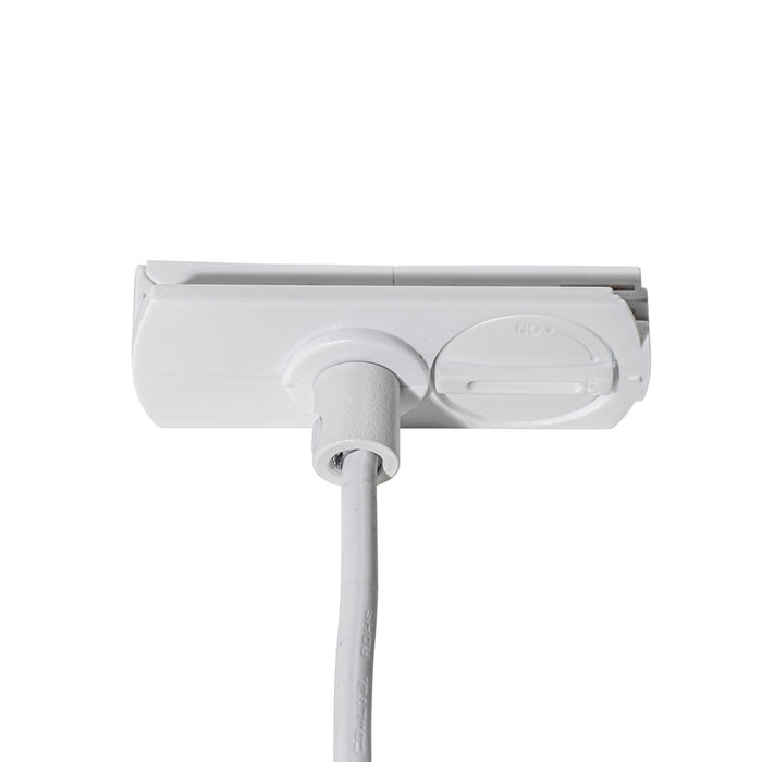 QAZQA Modern railsysteem met 5 hanglampen wit 1-fase - Iconic Frini
