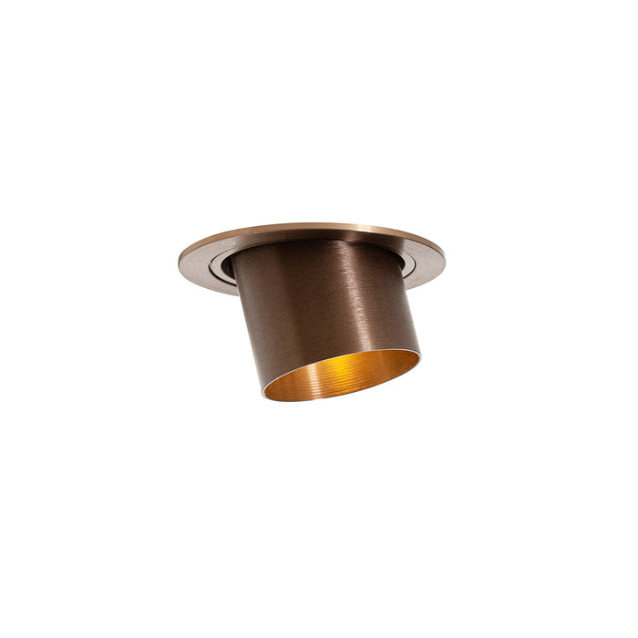 QAZQA Smart inbouwspot donkerbrons rond kantelbaar incl. Wifi GU10