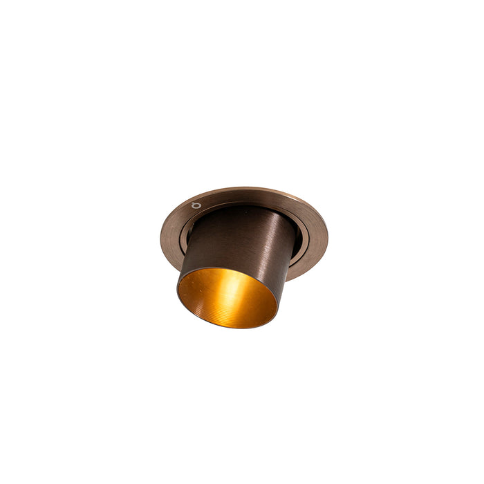 QAZQA Smart inbouwspot donkerbrons rond kantelbaar incl. Wifi GU10