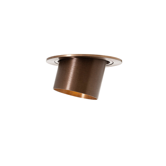 QAZQA Smart inbouwspot donkerbrons rond kantelbaar incl. Wifi GU10