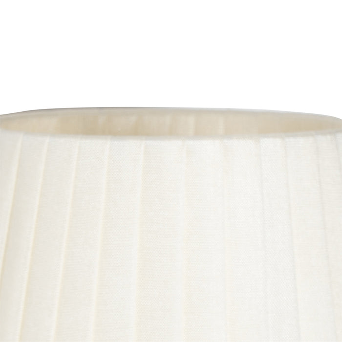 QAZQA Smart wandlamp brons met witte kap incl. Wifi A60 - Pluk