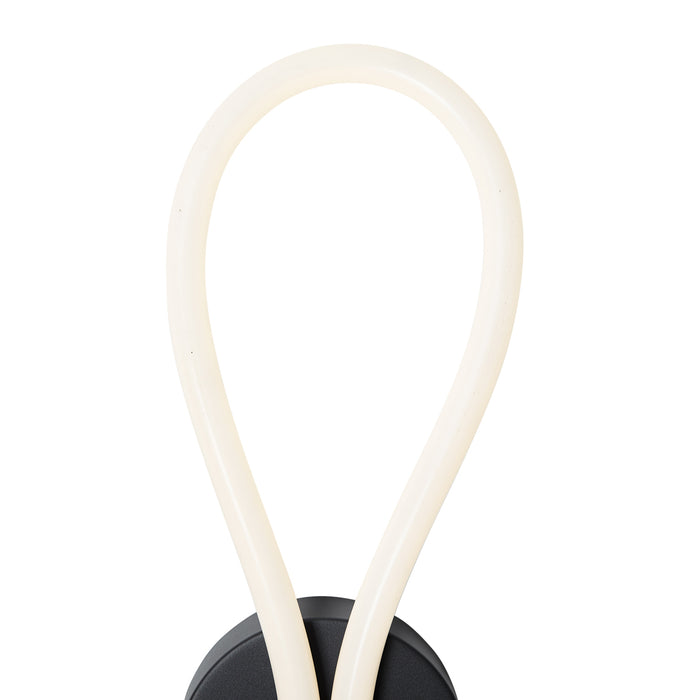 QAZQA Moderne wandlamp zwart incl. LED 3-staps dimbaar - Keri