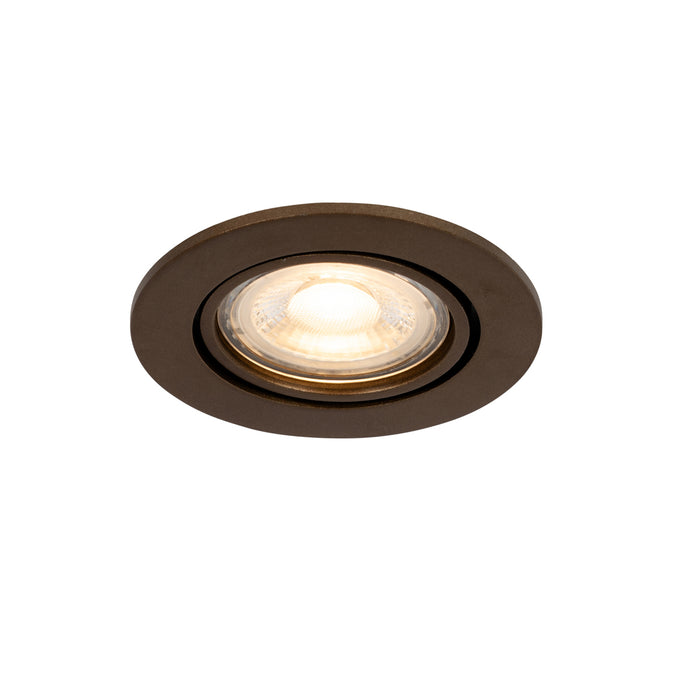 QAZQA Smart inbouwspot donkerbrons kantelbaar incl. Wifi GU10 50mm -