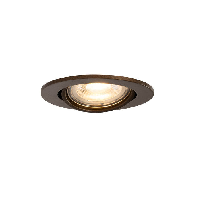 QAZQA Smart inbouwspot donkerbrons kantelbaar incl. Wifi GU10 50mm -