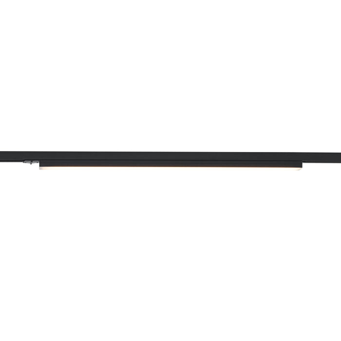 QAZQA Moderne plafondlamp zwart voor railsysteem 1-fase 15W 1180 lm