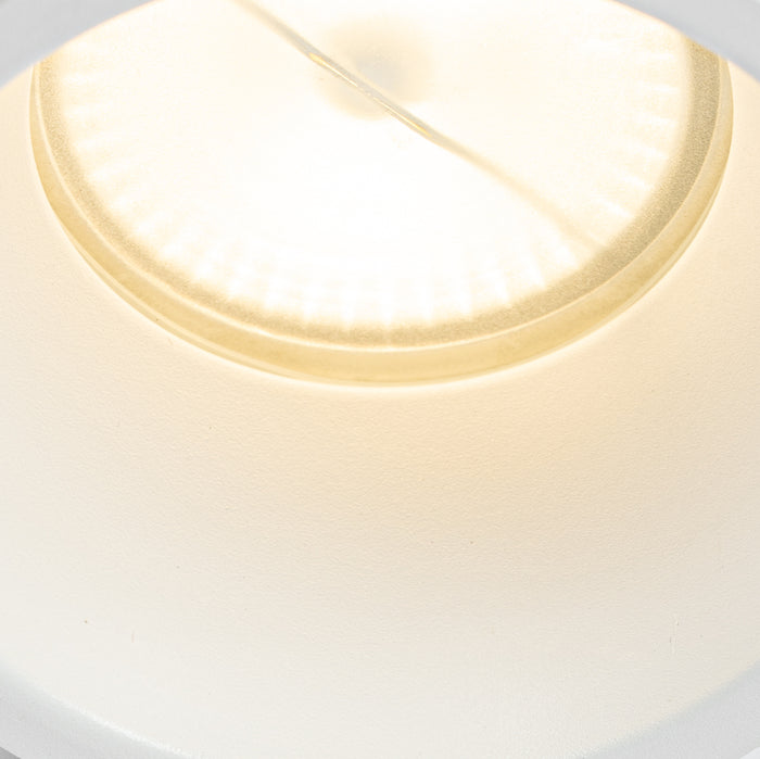 QAZQA Smart inbouwspot wit IP44 incl. Wifi GU10 70mm - Dept