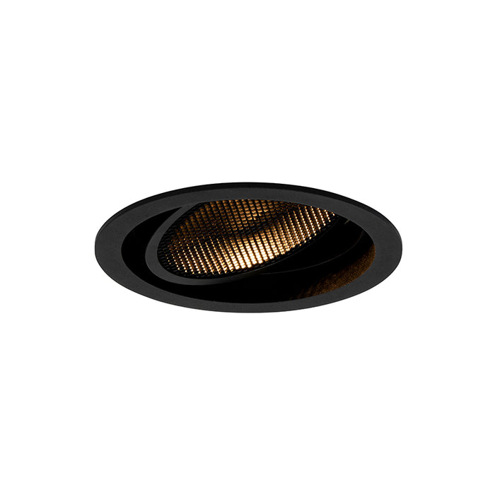 QAZQA Smart inbouwspot zwart verstelbaar incl. Wifi GU10 111mm - Coop