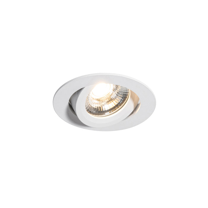 QAZQA Set van 6 moderne inbouwspots wit 8,2cm incl. LED IP54 ultra
