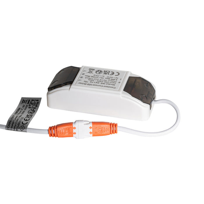 QAZQA Set van 6 moderne inbouwspots wit 8,2cm incl. LED IP54 ultra