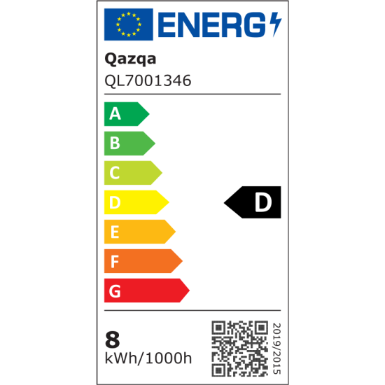 QAZQA Moderne inbouw wandlamp zwart 28cm incl. LED IP65 - Mert