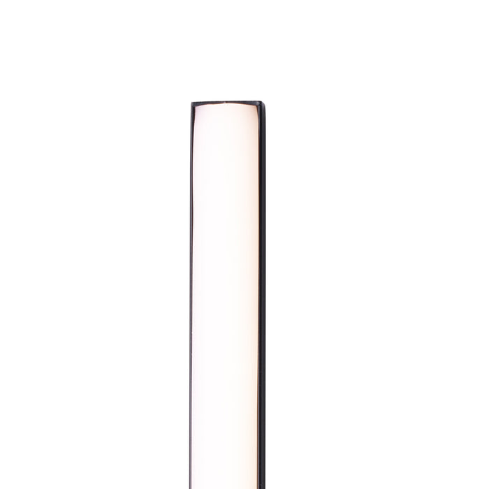 QAZQA Moderne wandlamp zwart 100cm incl. LED - Clockwise
