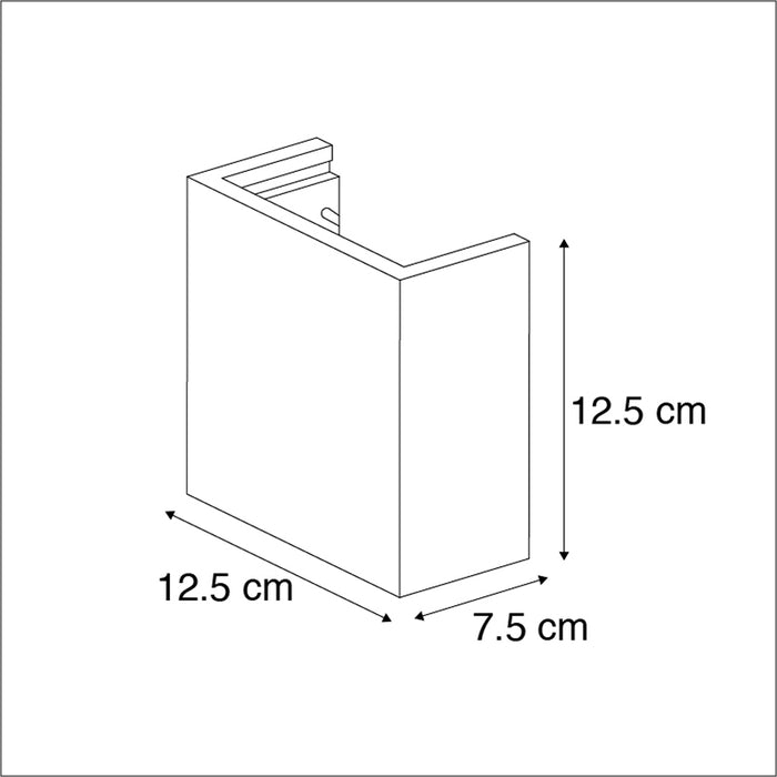 QAZQA Smart wandlamp beton met lichteffect incl. Wifi G9 - Meave