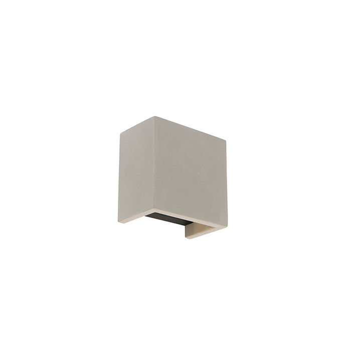 QAZQA Smart wandlamp beton met lichteffect incl. Wifi G9 - Meave