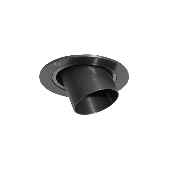 QAZQA Set van 6 inbouwspots gunmetal GU10 35mm rond kantelbaar -