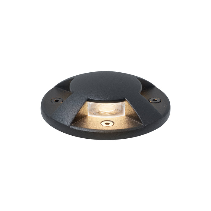 QAZQA Moderne grondspot zwart GU10 50mm 4-lichts effect IP65 - Cellar