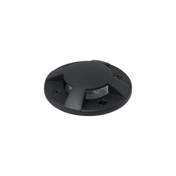 QAZQA Moderne grondspot zwart GU10 50mm 4-lichts effect IP65 - Cellar