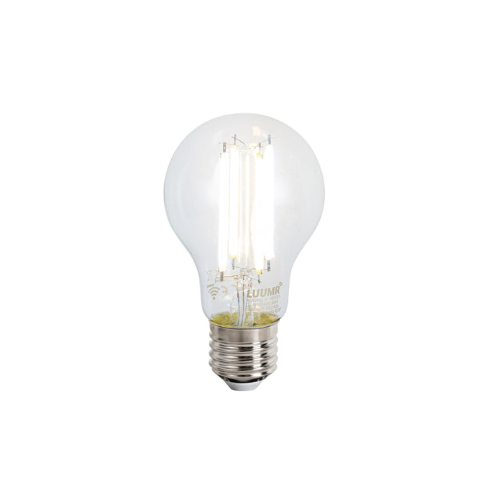 QAZQA Smart hanglamp zwart met smoke glas incl. 5 Wifi A60 - Stavelot