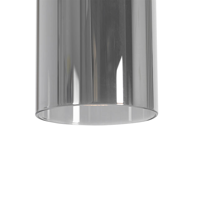QAZQA Smart hanglamp zwart met smoke glas incl. 5 Wifi A60 - Stavelot