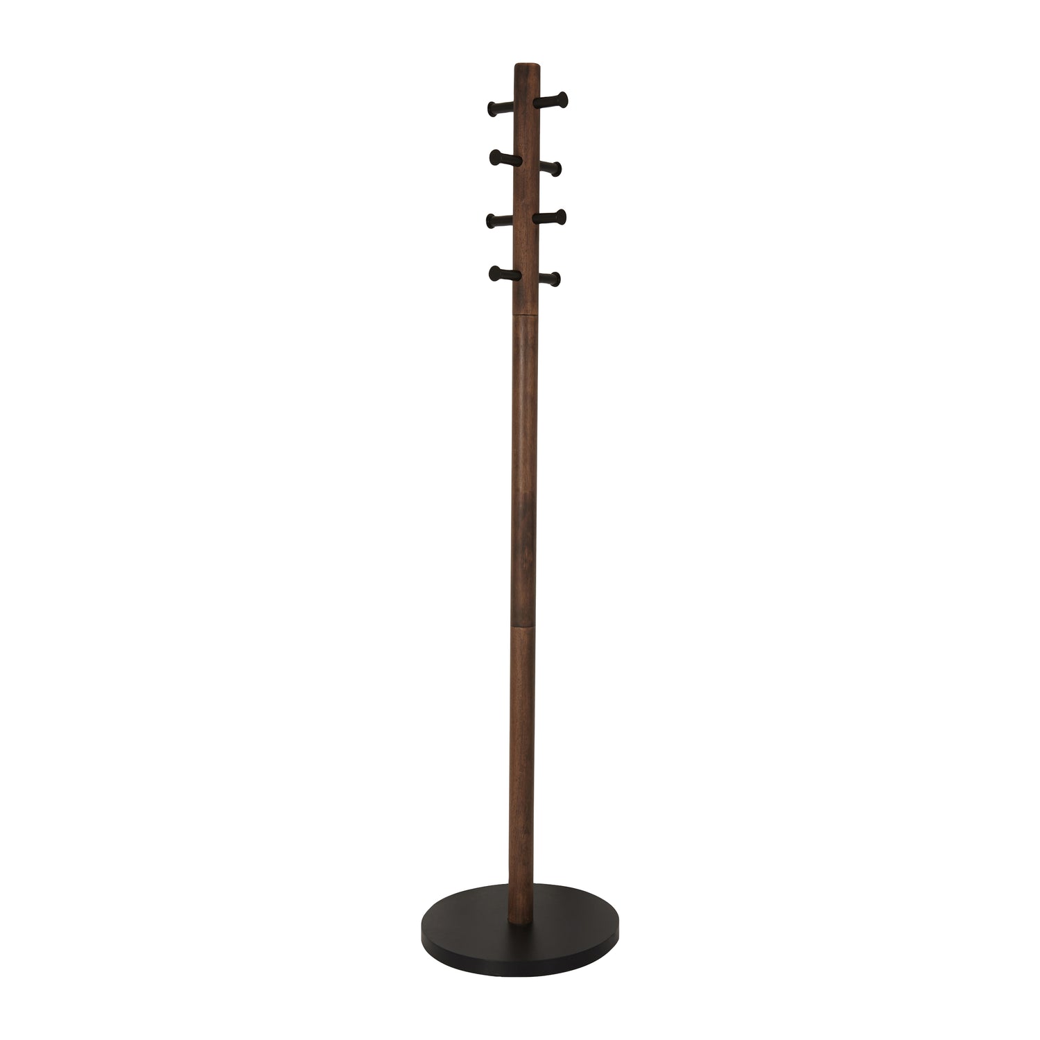Umbra Pillar Kapstok - Zwart/Walnoot