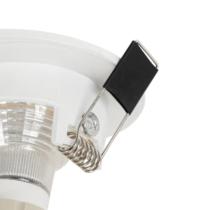 QAZQA Smart inbouwspot wit rond  IP44 incl. Wifi GU10 50mm - Xena