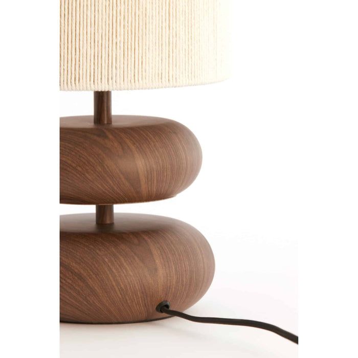 Light & Living Tafellamp Danialo - Bruin - Ø22x50.5cm