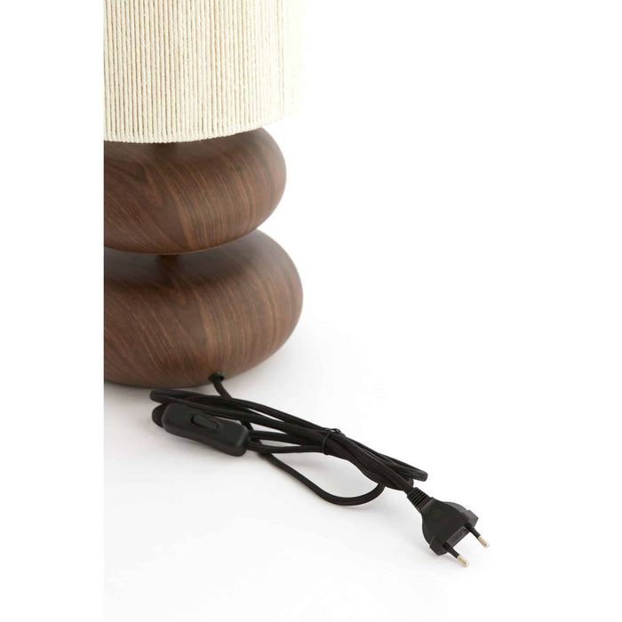 Light & Living Tafellamp Danialo - Bruin - Ø22x50.5cm