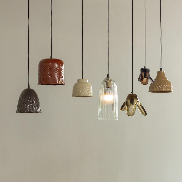 WOOOD Ablis Hanglamp - Glas - Transparant - 30x14x14