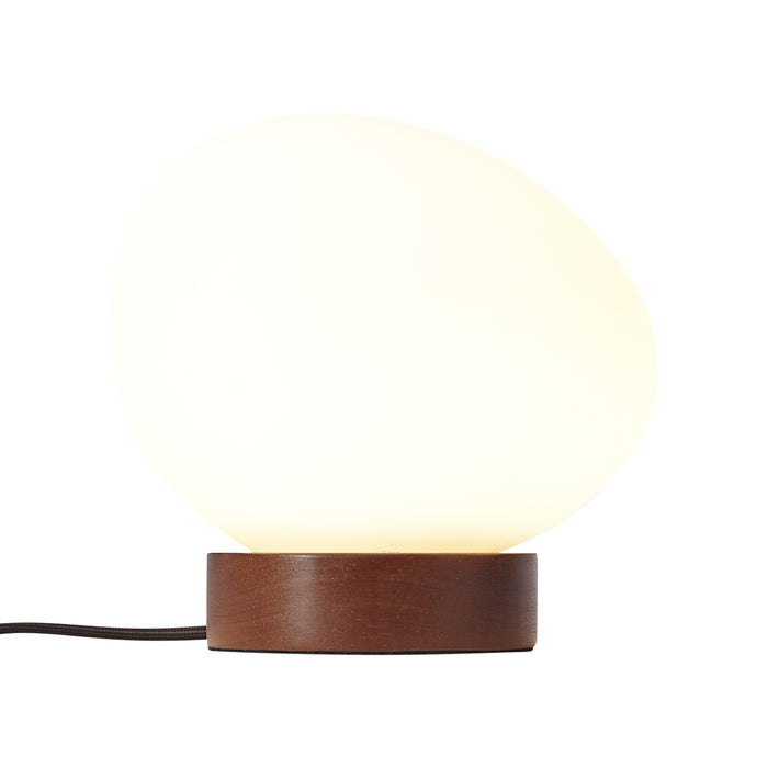 QAZQA Japandi tafellamp hout met opaal glas - Sally